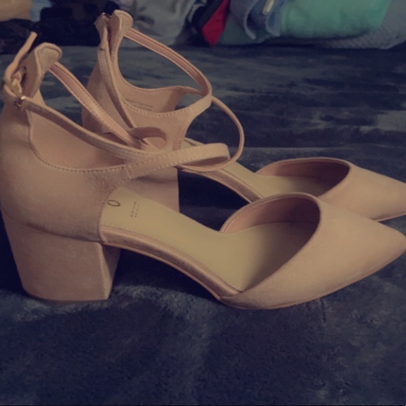 Blush Pink Aldo Block Heels - Picture 2 of 2